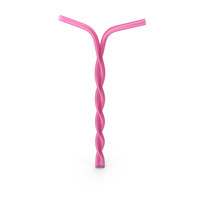 Y Shape Plastic Drinking Straw PNG & PSD Images
