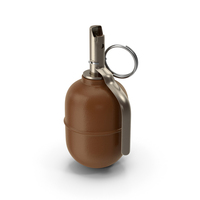 Hand Grenade Brown PNG & PSD Images