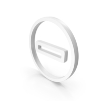 White Maths Minus Symbol PNG & PSD Images