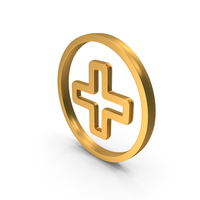 Calculate Math Plus Medical Circle Gold PNG & PSD Images