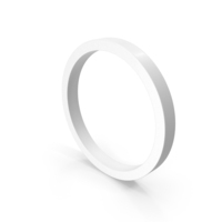 White Circular Ring Shape PNG & PSD Images