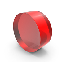 Red Glass Circle Shape PNG & PSD Images