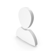 White User Web Symbol PNG & PSD Images