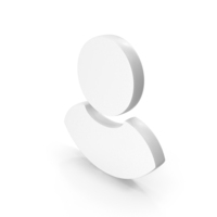 White User Symbol PNG & PSD Images