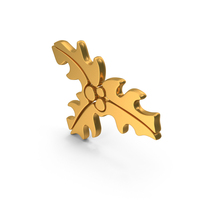 Christmas Logos Holly Design Gold PNG & PSD Images