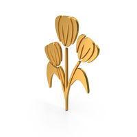 Christmas Logos Design Flower Gold PNG & PSD Images