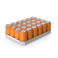 Orange Soda Cans Pack PNG & PSD Images