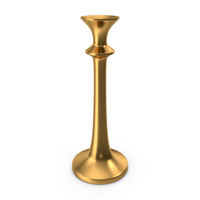 Decorative Gold Candle Holder PNG & PSD Images