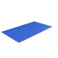 Blue Profiled Sheet PNG & PSD Images