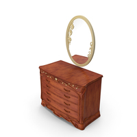 Dresser and Mirror PNG & PSD Images