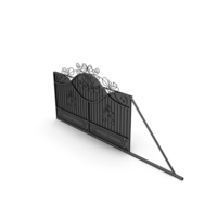 Wrought Driveway Iron Gate PNG & PSD Images
