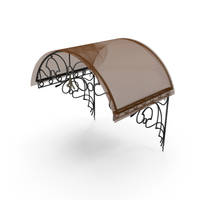Wrought Iron Awning PNG & PSD Images