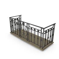 Wrought Iron Balcony PNG & PSD Images