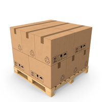Medium Cargo Boxes Pile PNG & PSD Images