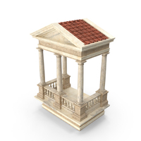 Classic Ionic Balcony PNG & PSD Images