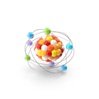 Molecule Model PNG & PSD Images