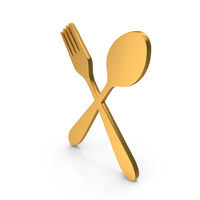 Utensils Gold PNG & PSD Images