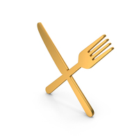 Utensils Gold PNG & PSD Images