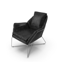 Leather Armchair Black PNG & PSD Images