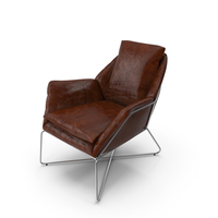 Leather Armchair Brown PNG & PSD Images