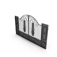 Wrought Iron Gate PNG & PSD Images