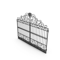 Wrought Iron Gate PNG & PSD Images