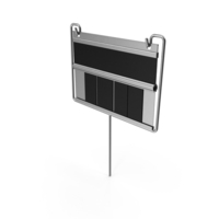 Promotional Signage Long Post PNG & PSD Images
