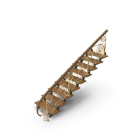 Wrought Iron Stair Railing PNG & PSD Images