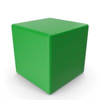 Green Cube PNG & PSD Images