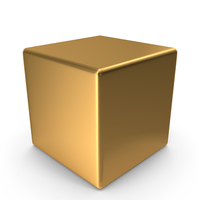 Gold Cube PNG & PSD Images