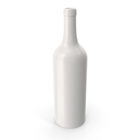 瓶白色PNG和PSD图像