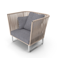 Leather Stripes Armchair PNG & PSD Images