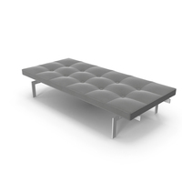 Black Leather Tabouret PNG & PSD Images