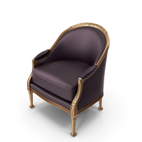 Armchair Henriot and Pozzoli Bergere  PR6874 PNG & PSD Images