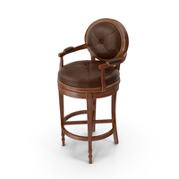 Bar Stool Theodore Alexander 4200-144DC PNG & PSD Images