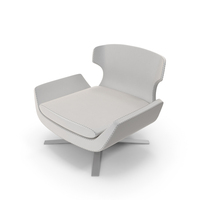 Light Grey Leather Armchair PNG & PSD Images