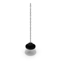 High Bay Round Overhead Light Fixture PNG & PSD Images
