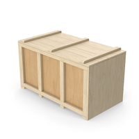 Wooden Cargo Box PNG & PSD Images