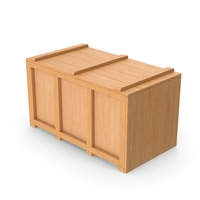Wooden Cargo Box PNG & PSD Images