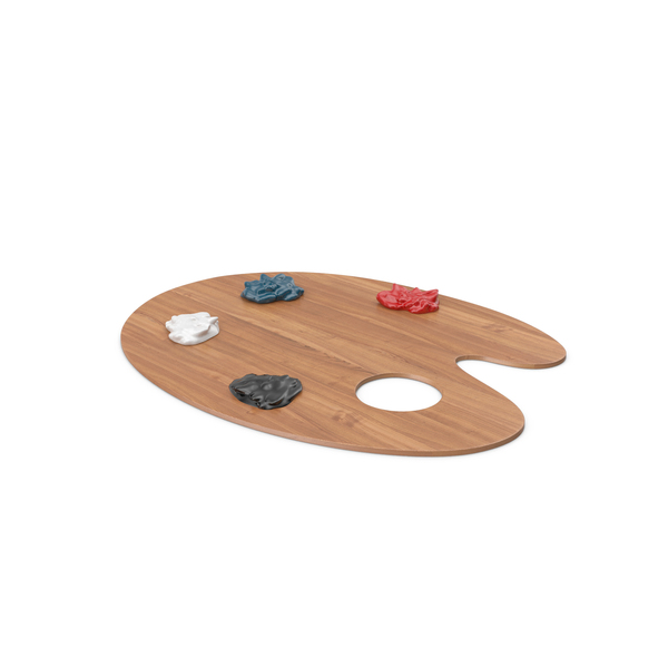 Wooden Art Pallete PNG & PSD Images