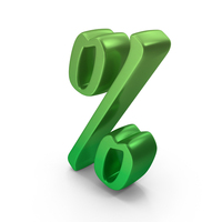 Green Percent Symbol PNG & PSD Images