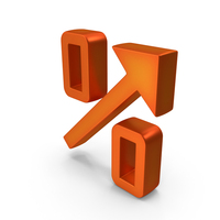 Orange Percentage Increase Symbol PNG & PSD Images