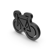 Black Bicycle Sport Symbol PNG & PSD Images