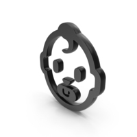 Black Baby Care Face Icon PNG & PSD Images