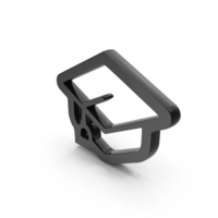 Black Graduation Cap Icon PNG & PSD Images