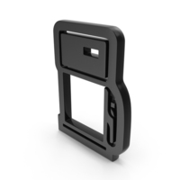 Black Fuel Pump Symbol PNG & PSD Images