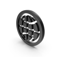 Globe With Meridians Symbol PNG & PSD Images