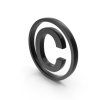 Black Copyright C Symbol PNG & PSD Images
