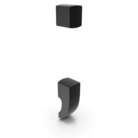 Black Semicolon Symbol PNG & PSD Images