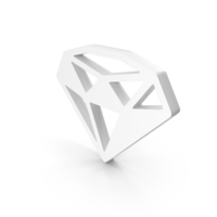 White Diamond Symbol PNG & PSD Images